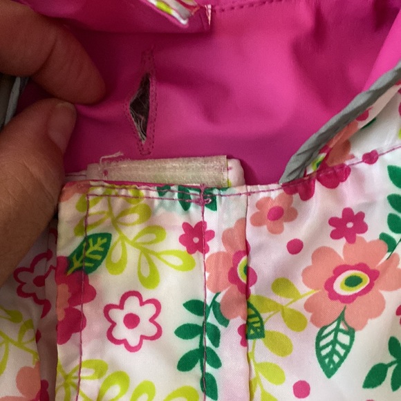 Dog reversible floral rain jacket coat XL - Picture 7 of 11